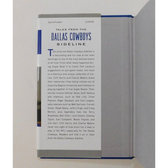 Tales From The Dallas Cowboys Sideline By Cliff Harris Charlie Waters 2011 HB DJ - Picture 3 of 5